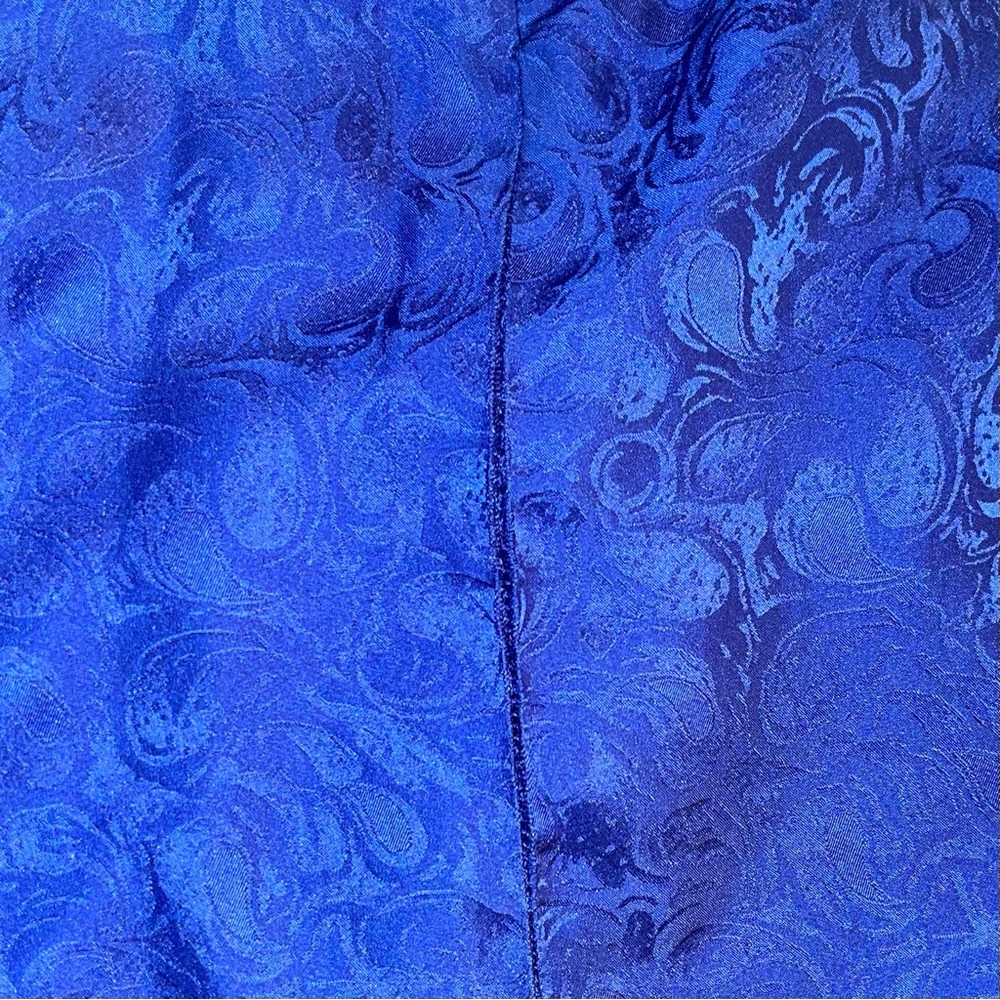 Vintage 80’s D’ore 100% Silk Dress Beautiful Jewels & Beading Women’s Size 14 - Picture 11 of 12